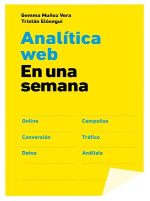 cover image of Analítica web en una semana